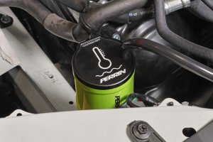 Subaru WRX Coolant Overflow Tank - Perrin Performance - Neon Yellow - `02-`25 Subaru WRX Coolant Overflow Tank - Perrin Performance - Neon Yellow - `02-`25